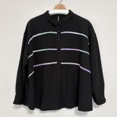 FRAPBOIS フラボア ブラウス ブラック プリーツのサムネイル