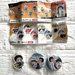 ハイキュー　くら寿司　赤葦　めじるしアクセサリー　缶バッジ　セット