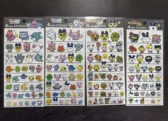 正規品　新作　たまごっち4サイズステッカー　４枚セット　コンプリート
