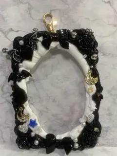 【ハロウィン兼用商品】 ホイップデコ 硬質ケース トレカケース 黒×白 B7