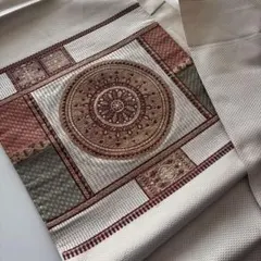 名古屋帯 円形模様 モダン柄