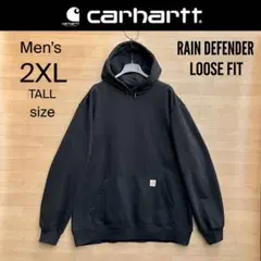 未使用 2XL Carhartt スウェットパーカー レインディフェンダー