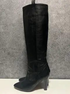 ペピータドロ ユナイテッドアローズ　本革　ロングブーツ　黒　23.5