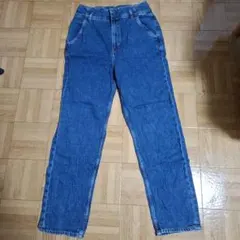 デニムブルー ストレートレッグジーンズ EUR 36