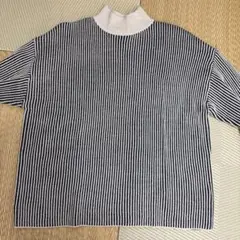 LOWRYSFARMストライプ長袖セーター