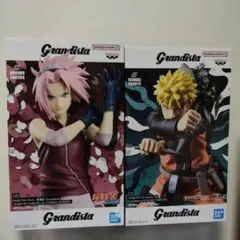 ナルトGrandistaうずまきナルト&春野サクラ フィギュアセット