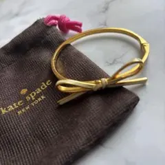 KATE SPADE　ケイトスペード　リボン　バングル　保存袋付