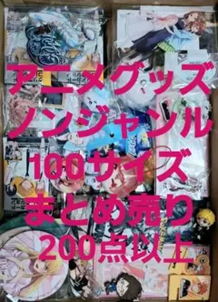 アニメグッズ ノンジャンル 雑貨大量 まとめ売り 断捨離 匿名配送 100サイズ