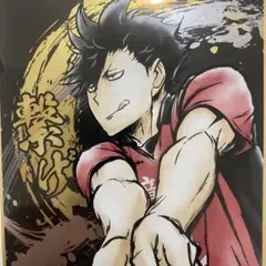 「ハイキュー！！ 激闘！！煌めき色紙 黒尾鉄朗 PROOF」