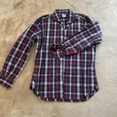 BEAMS HEART チェック柄 長袖シャツ L