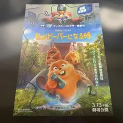 映画チラシ「私がビーバーになる時」フライヤー