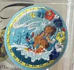 ディズニーキャラクター刺繍缶バッチ2 リロアンドスティッチ