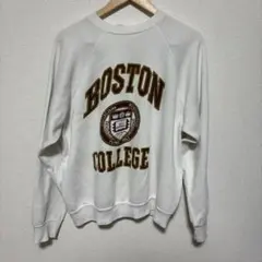 BOSTON COLLEGE スウェット カレッジロゴ80s 90s ラグラン