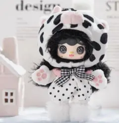 Yooki Bear V4ミニシークレット黒 奥利奥小熊 ぬいぐるみキーホルダー