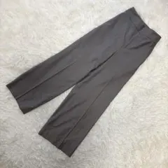 ミラオーウェン【S相当】テーパードパンツ センタープレス グレー レディース