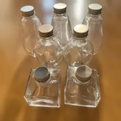 ハーバリウム瓶　しずく型 　　　　　　　　四角型