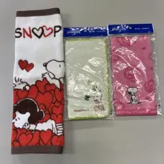 スヌーピー ミニタオル 3点セット　ユニバ