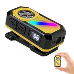 LETOURヘッドライト 充電式 USB 高輝度 クリップ式 センサー感知のサムネイル