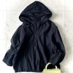 美品 ダーマコレクション 大きいサイズ 15R コットンシルク シアーブルゾン