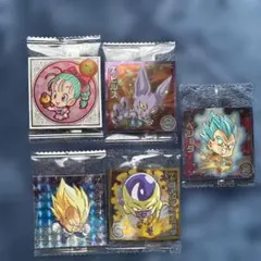 ドラゴンボール超戦士シールウエハース　5種セット