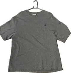 Calvin Klein カルバンクライン ckロゴ Tシャツ グレー [L]