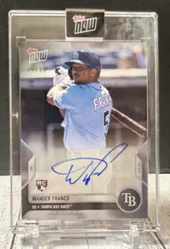 wander franco mesa 直筆サインカード　MLB 野球　ルーキー wander franco mesa 直筆サインカード MLB 野球 ルーキー - メルカリ