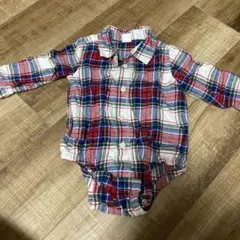 GAP ベビー ロンパース チェック柄 12-18ヶ月