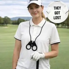 ✨極美品✨ジャックバニー ゴルフウェア 双眼鏡 近年モデル バッグプリント 白