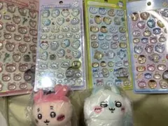 ちいかわ ボンボンドロップシール クリップぬいぐるみ セット