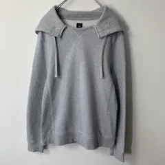 オールドギャップ 後付けフーディー Vガゼット スウェット パーカー グレー