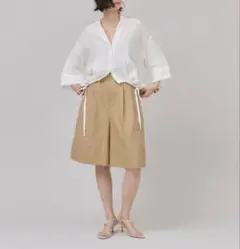 Curensology コットンニーレングスワイドパンツ 新品 - メルカリ