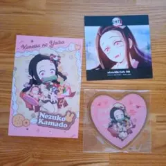 鬼滅の刃　竈門禰豆子　バレンタイン ＆ ホワイトデー　アクリルコースター ポスカ