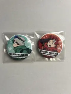 僕のヒーローアカデミア 緑谷出久 切島鋭児郎 缶バッジ 2個セット