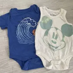 GAP ロンパース2枚セット（0-3ヶ月用）50センチ
