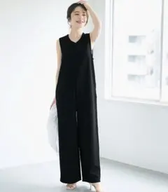coca コカ　オールインワン エンボスフロントジップオールインワン