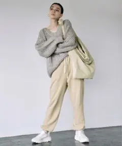 GALLARDAGALANTE NAVY ニット 2way