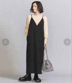 BEAUTY&YOUTH Iライン キャミワンピース