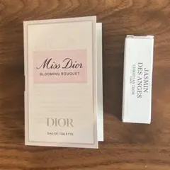 Dior 香水サンプル 2点（ミス ディオール＋ジャスミン デ ザンジュ1.2）