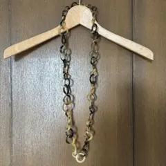 バッファローホーン ネックレス 水牛の角（ダークブラウン）