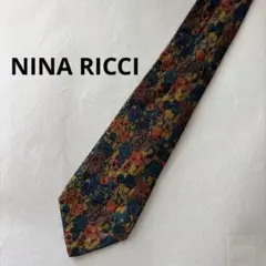 極美品】ニナリッチ NINA RICCI ネクタイ 総柄 シルク ブランド - メルカリ