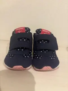 値下げしました！ミキハウス ネイビー ドット スニーカー