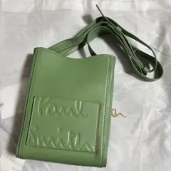 Paul Smith ブランデッドカラーエッジクロスボディバッグ グリーンのサムネイル