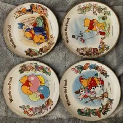 ウィニー・ザ・プー 皿 4枚セット