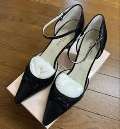 JILL STUART ブラック パンプス　サンダルのサムネイル