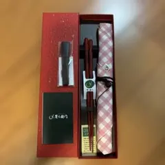 兵左衛門　けずり箸　紅ぼかしセット