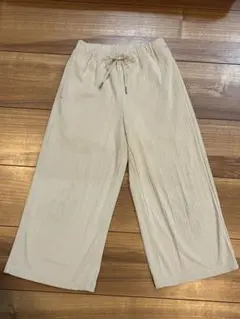 GU 120cm キッズ　ワイドパンツ