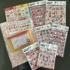 seria シモジマ　ファンシー　ジッパーバッグ　クリアバッグ　平袋シール