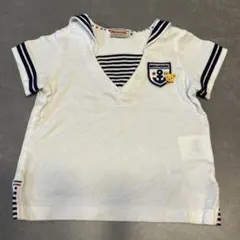 MIKIHOUSE セーラー襟 Tシャツ 80