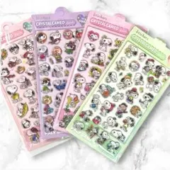 3D立体シール 4枚セット ボンボンシール ハードタイプ