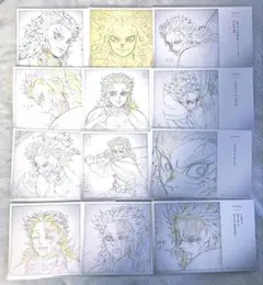 鬼滅の刃 無限列車編 煉獄杏寿郎 ポストカード 12枚